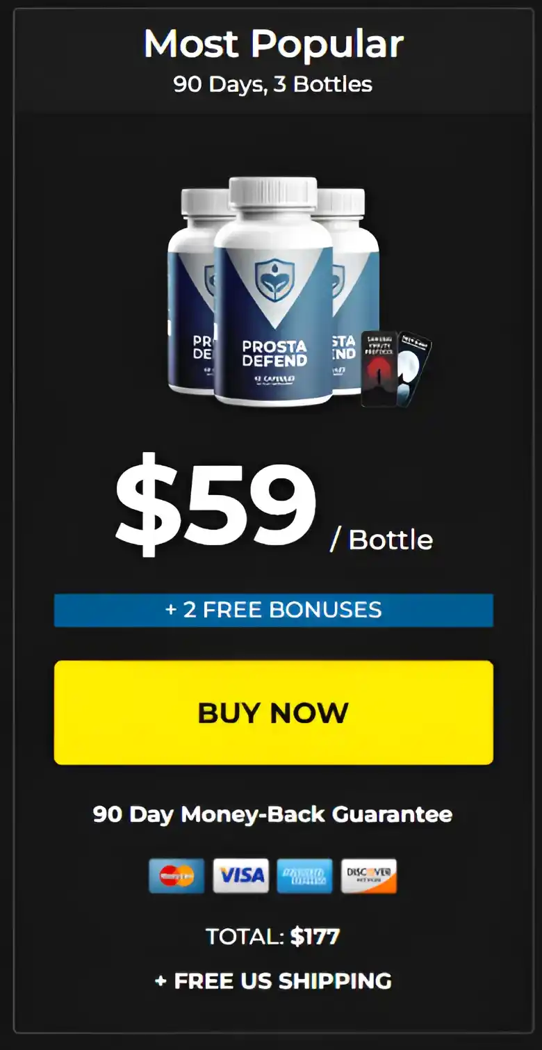 Prosta Defend 3 bottles pricing