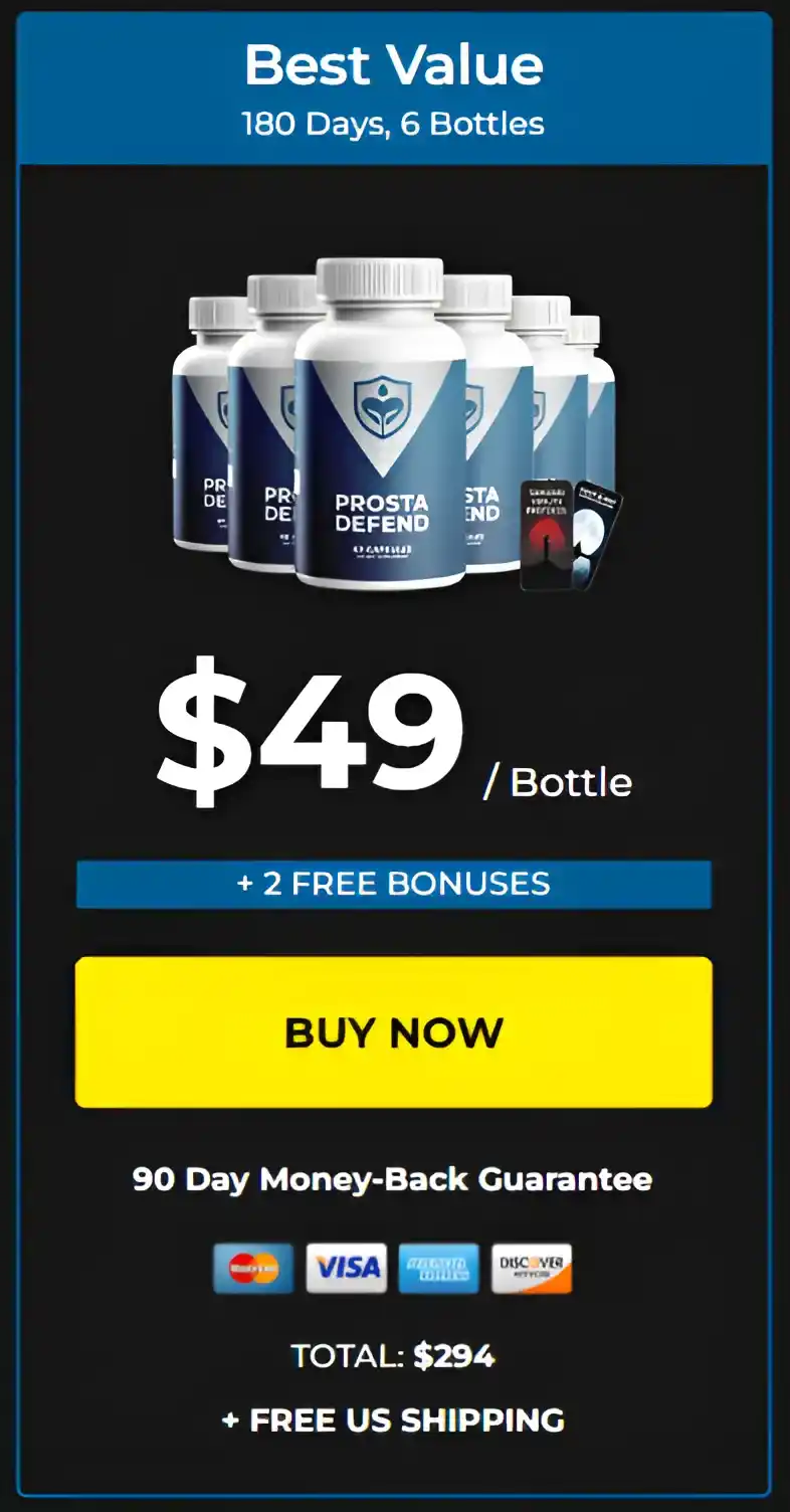 Prosta Defend 6 bottles pricing
